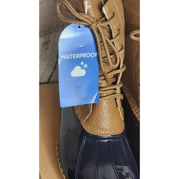 JBU By Jambu Maplewood Waterproof Navy/Tan Women’s Boots 8M Fall 2022 – Faux Fur - Picture 4 of 11